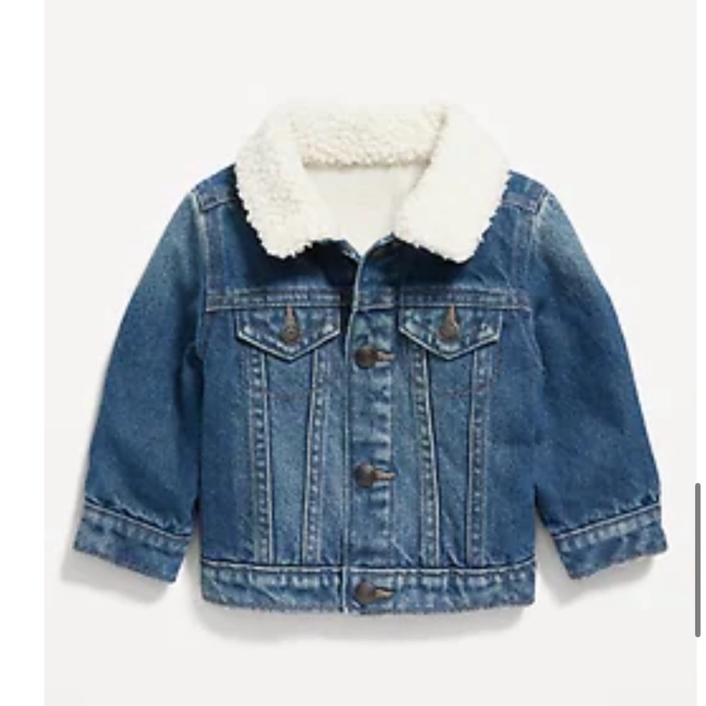 Old Navy Sherpa denim jacket